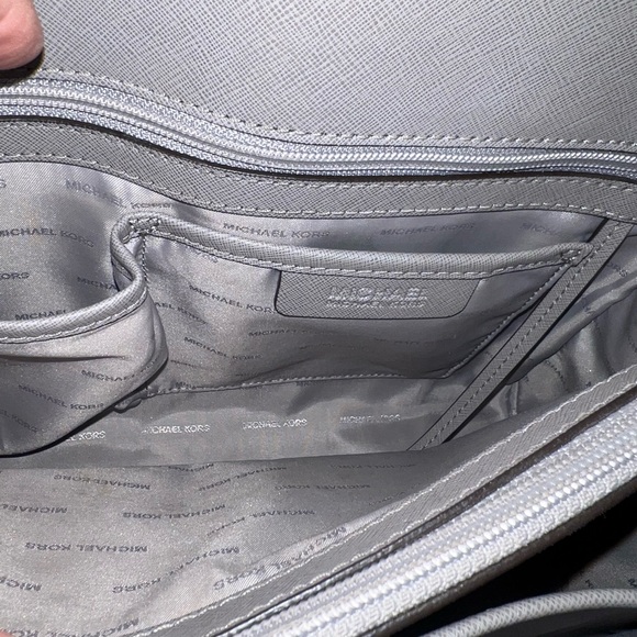 Michael Kors Saffiano Leather Emma Satchel and Wallet Set - Picture 6 of 12